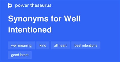 well intentioned synonym|Iba pa.